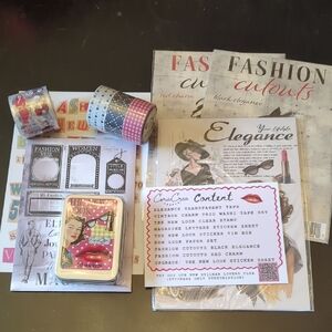NEW Fashion Theme Craft Supplies